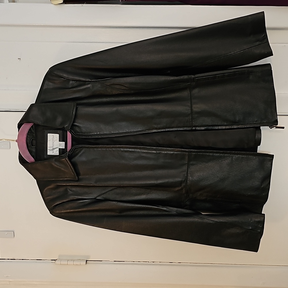 Worthington Black Leather Jacket